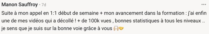 Témoignage client